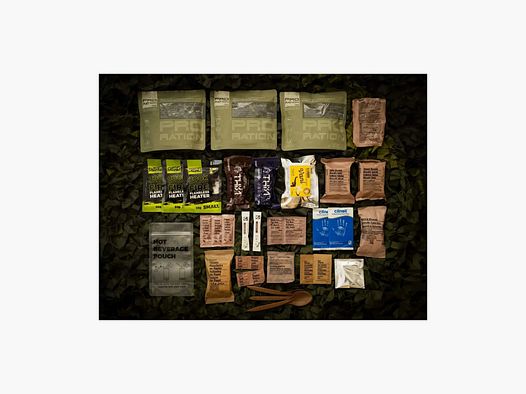 Pro-Ration Pro-Ration Tagesration Ultimate Tactical Ration Full Day Menü 1