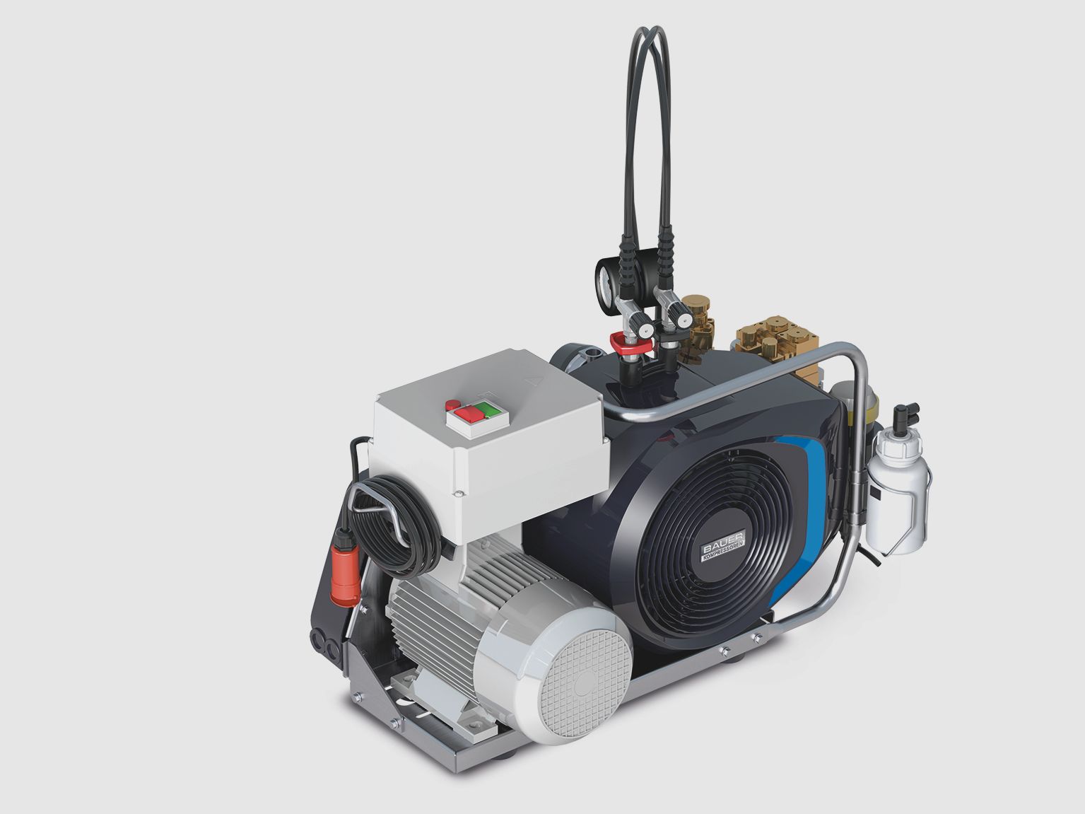 Compressore d'aria respirabile BAUER Oceanus 200/300 bar, immagine 2 di 4