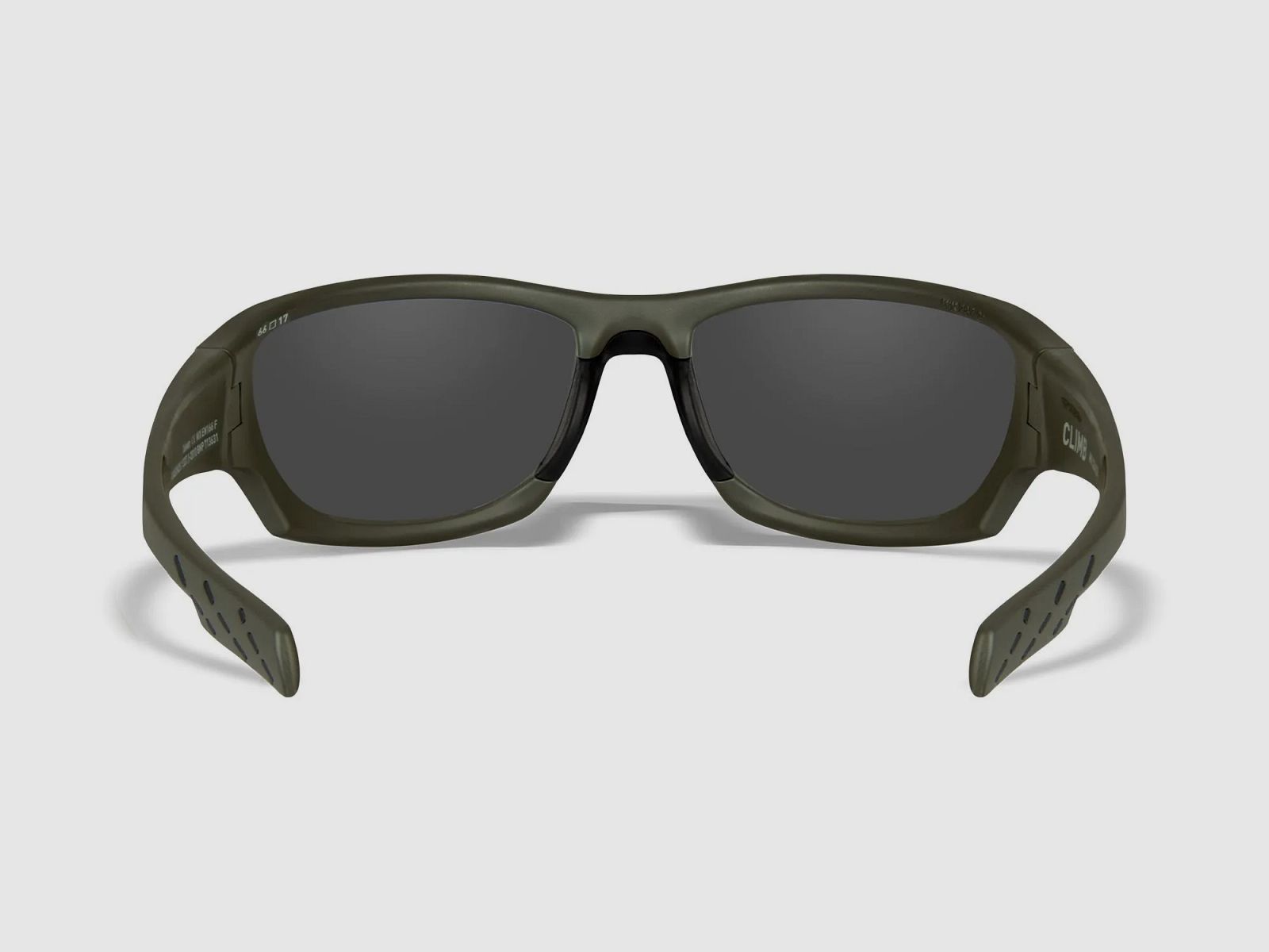 Lunettes WX CLIMB, verres : gris, couleur de la monture : vert armée mat