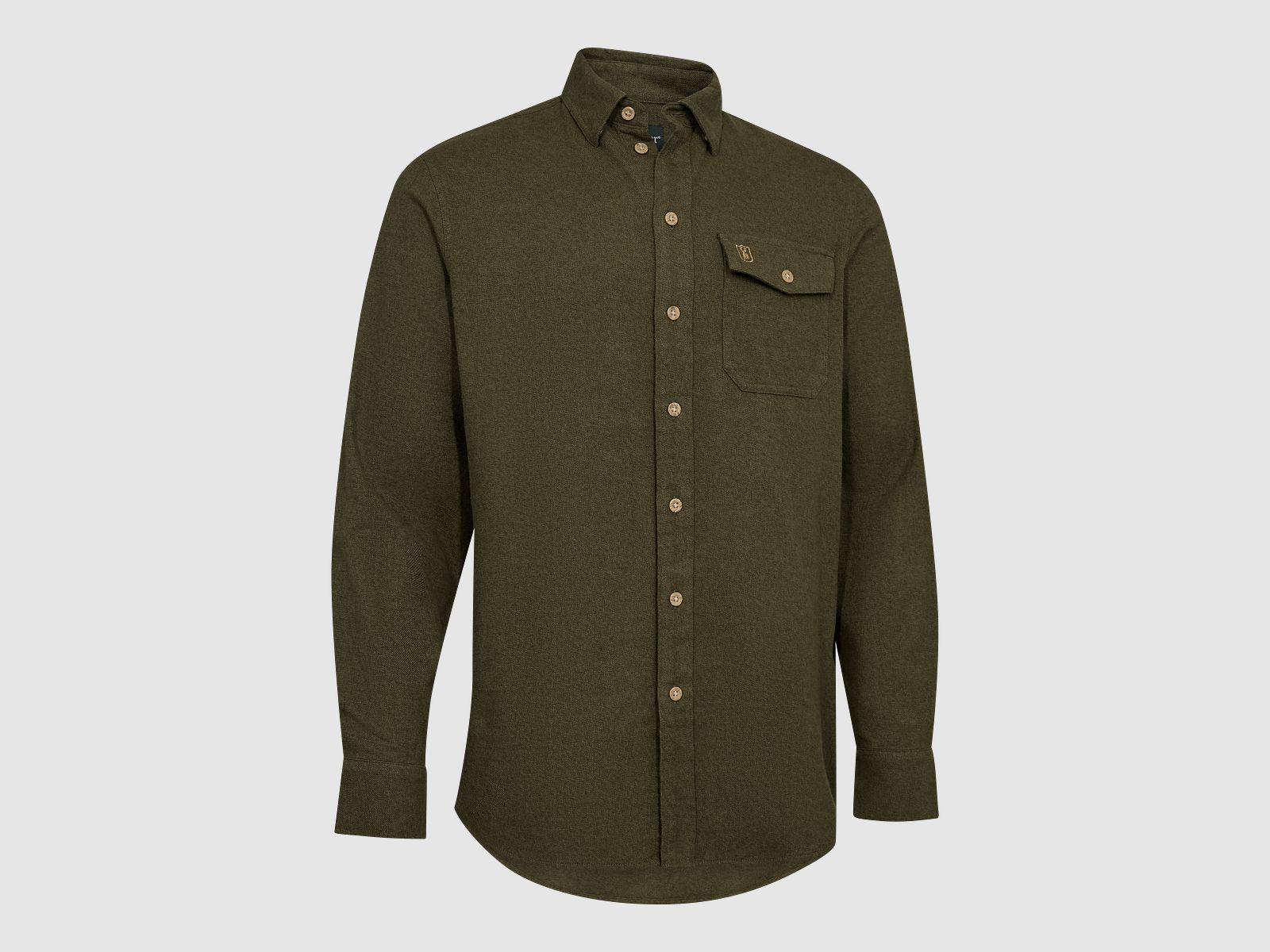 Evan Hemd - Forest Green – Kleidergröße Herren: 39/40