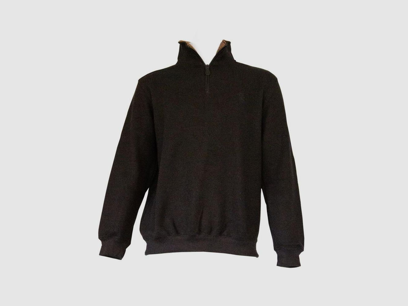 ZIPPER-SWEATSHIRT SCHOKOLADE