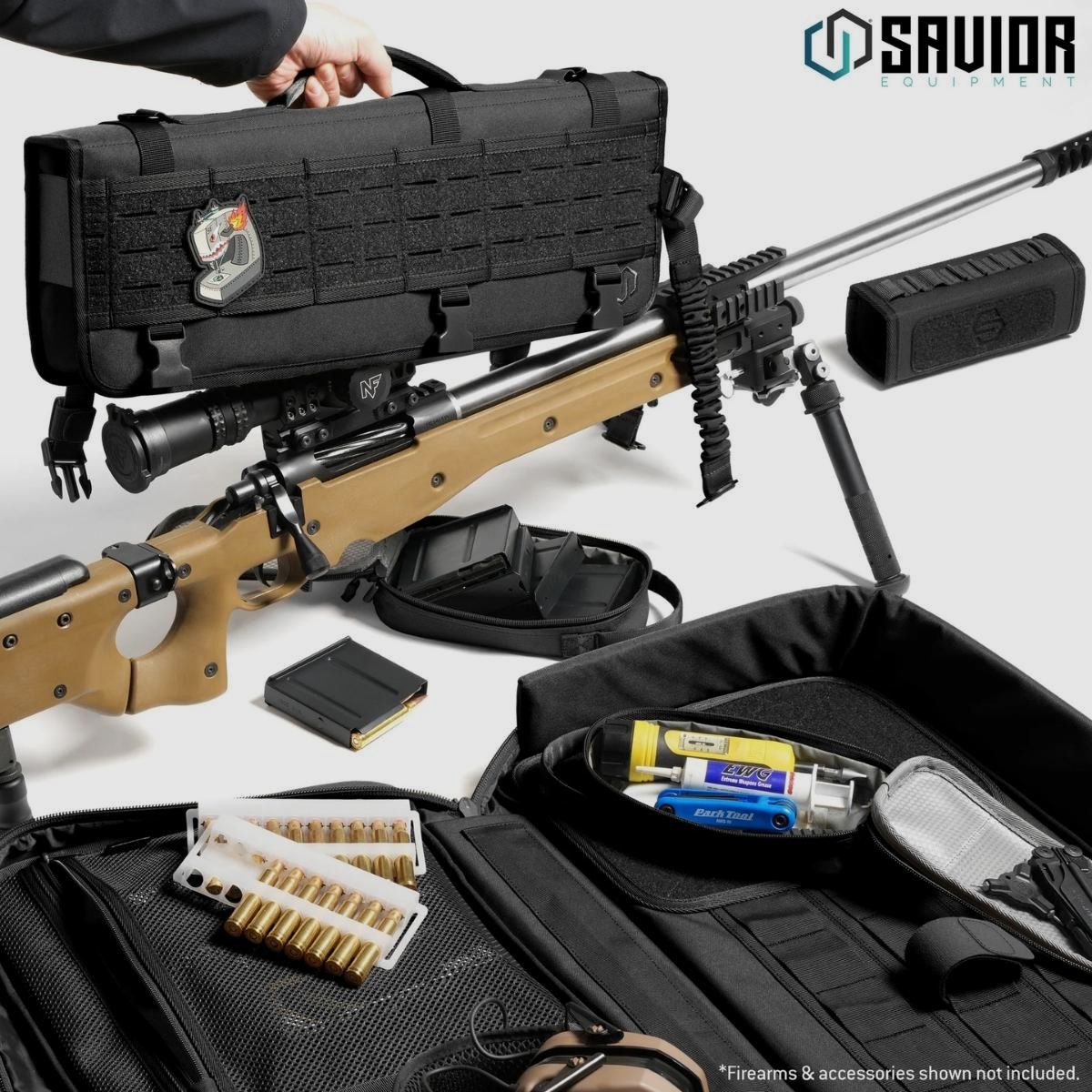 Savior – Scope and suppressor cover – Green – SAV-SP-SMC-OG, image 3 of 5