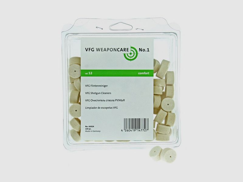 VFG Flintenreiniger Comfort /100er .12 Reinigungszubehör für Waffen