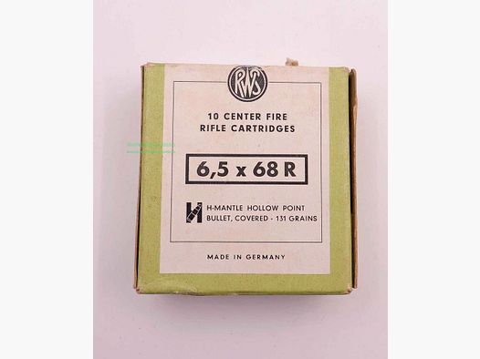 RWS (WZd.Fa.Rottweil) rifle cartridges