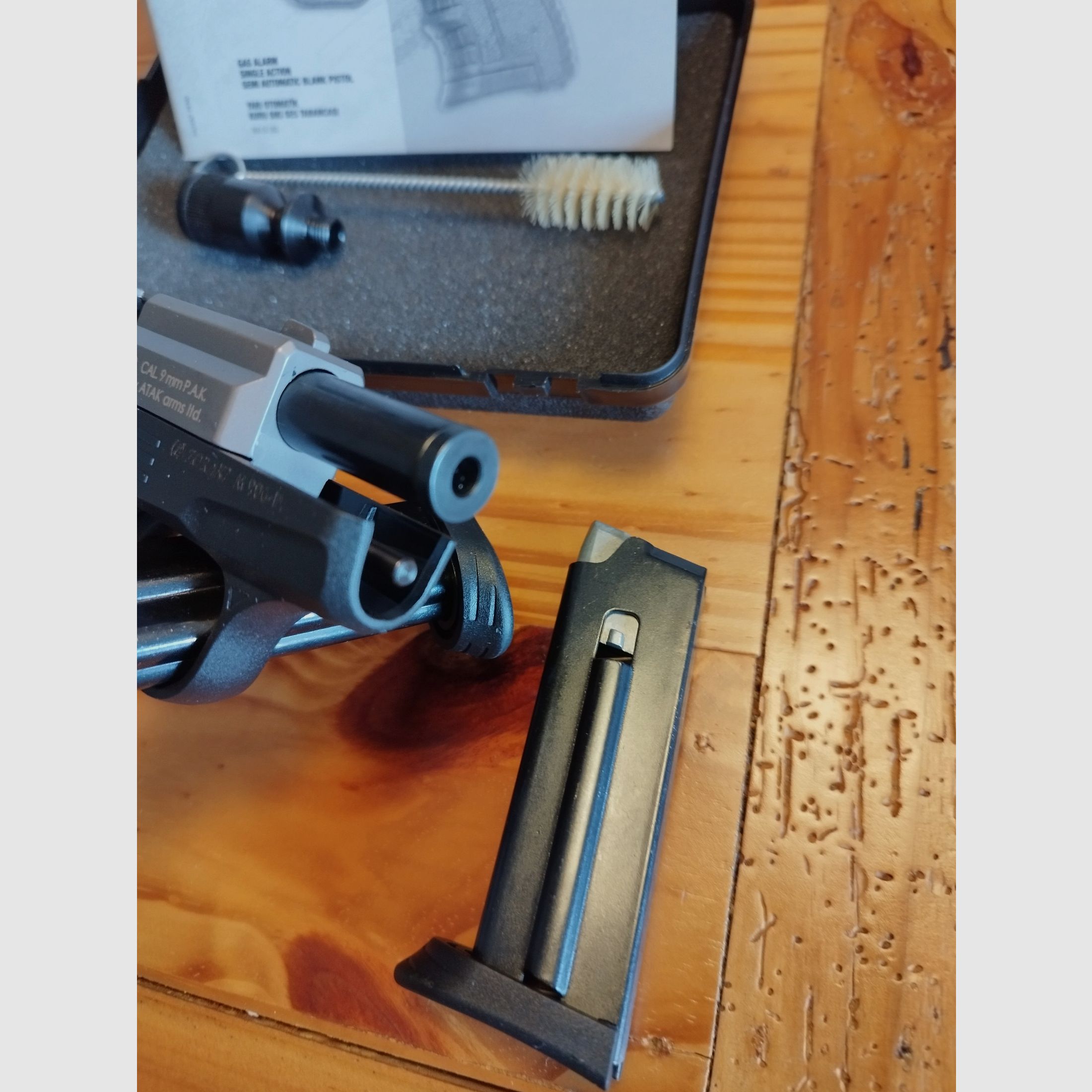 Zoraki 906 Schreckschuss Pistole 9mm Titan-Optik  Defense Set !!Neuware!!