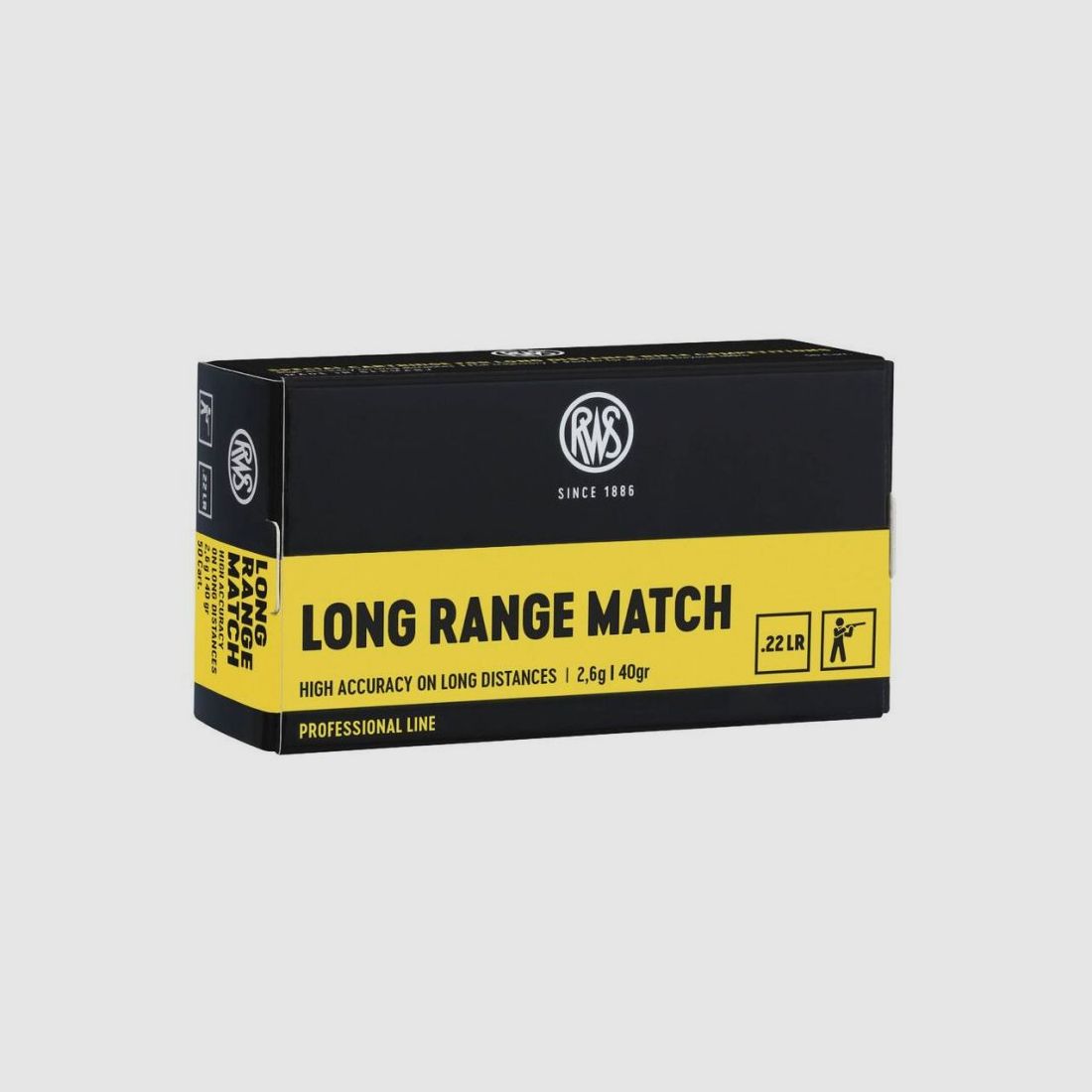 RWS .22 lfB Long Range Match - 50 Patronen