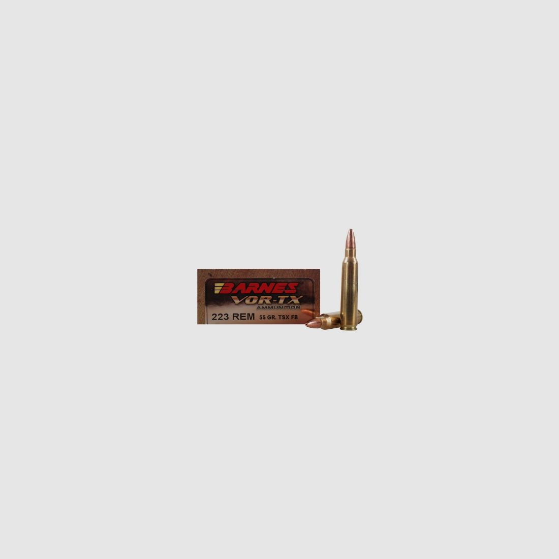 Barnes VOR-TX .223 Rem. 55GR TSX Hollow Point Flat Base 20 Patronen