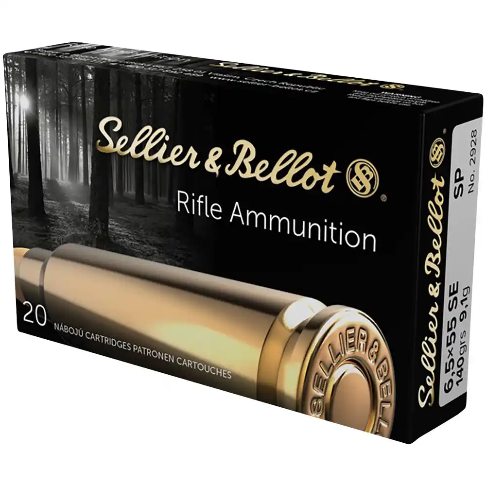 Sellier & Bellot 6,5×55 SP 9,1 g/140 grs. 20 szt.