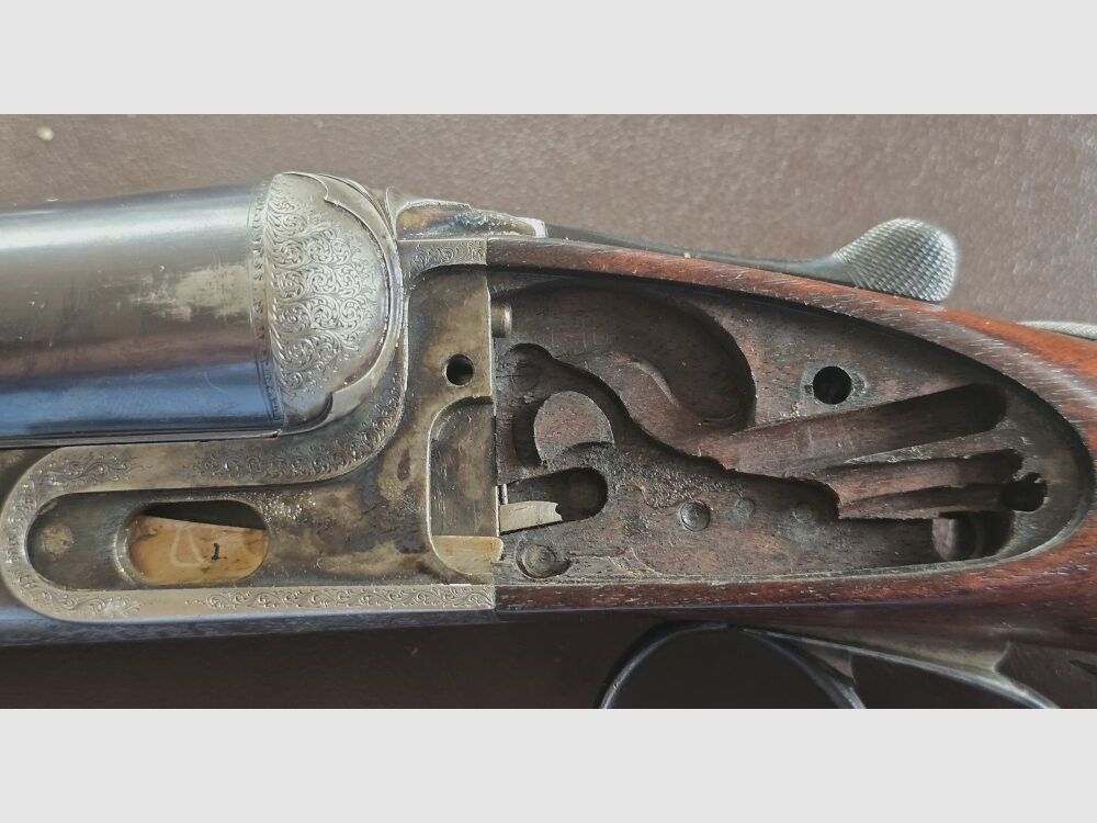 Joseph Lang & Son, LTD., Jaseph Lang Back Action Barlock Sidelock Ejector, image 7 of 10