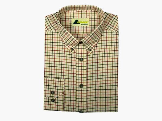Karo-Hemd forest with button-down collar