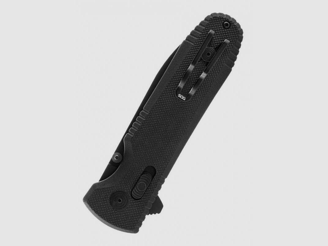 SOG Pentagon XR - Cuchillo de bolsillo negro