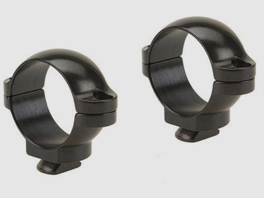 Leupold Dual Dovetail Anelli 25,4mm bassi lucidi neri