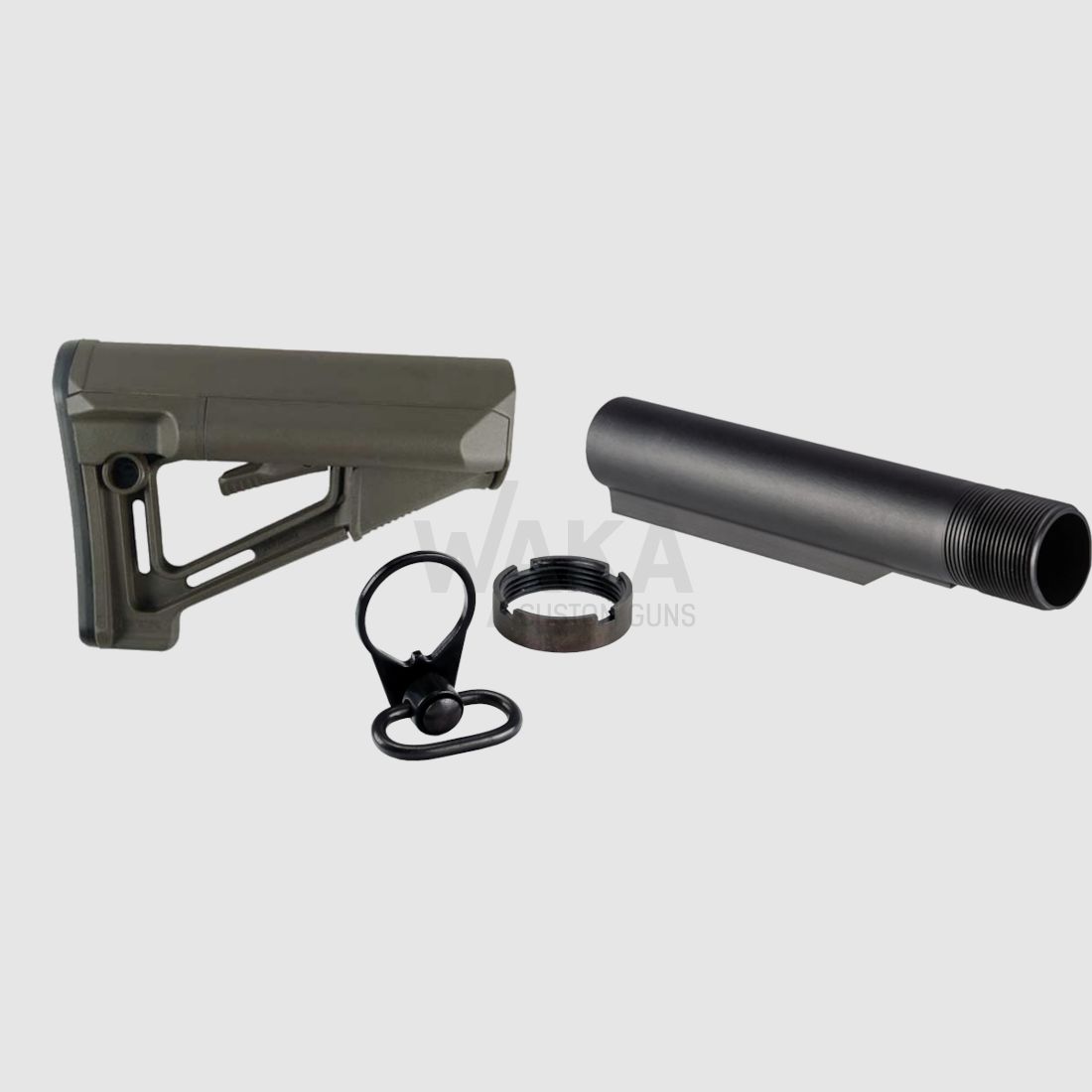 Magpul STR Kit auf M4 Adapter, OD Green