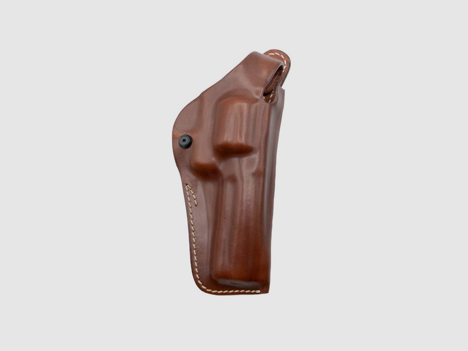 Lederholster "FBI" PRO 6 1/2" N-Frame S&W 27/29/325/327/329/610/625/627/629,Taurus 17/44/97/425/990/991/992-Braun-Rechtshänder