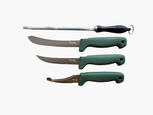 Tendy Messer Schlachtset 3-tlg.Grün