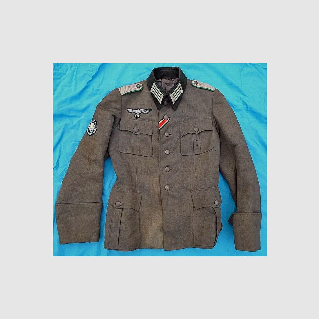 Original Feldbluse WH Gebirgsjager aus Wk2