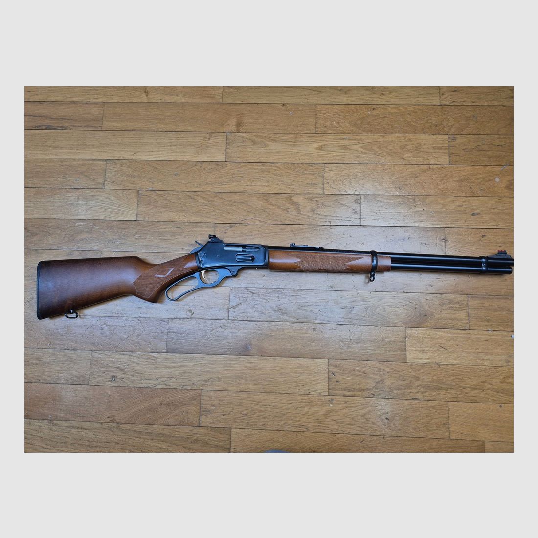 Bellissima carabina a leva Marlin 336 – Cal. 30-30 – Raro marchio « JM » – Arma di fabbricazione Marlin prima del fallimento – Una vera Marlin di Marlin! – Superba lavorazione – Regolazioni da sogno – Condizioni come nuove!, immagine 26 di 33