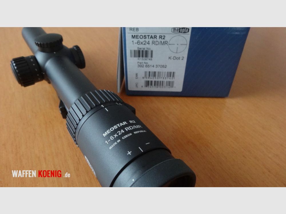 Meopta MEOPTA, ZIELFERNROHR 1-6X24 MEOSTAR R2 MIT SCHIENE