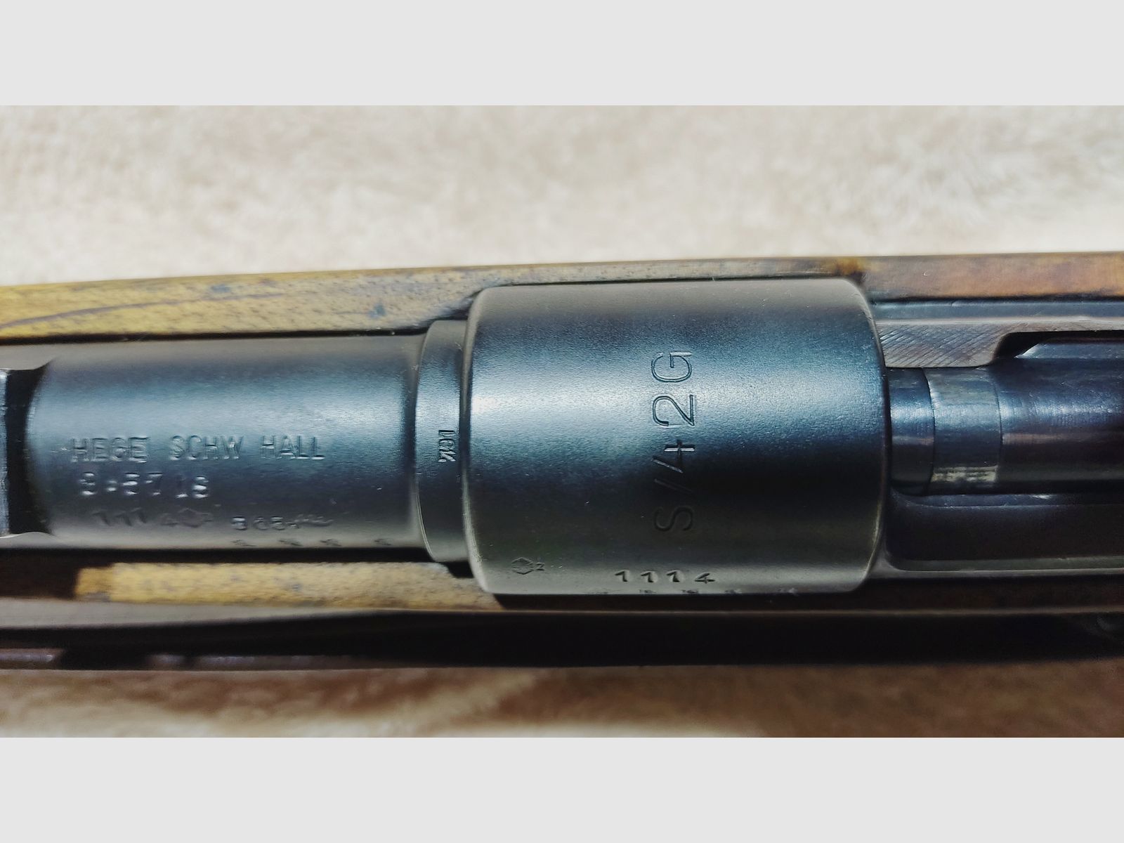 Mauser Karabiner 98k k98 Oberndorf S/42G 1935 Wehrmacht Ordonanz incl. Bajonett Seitengewehr 98