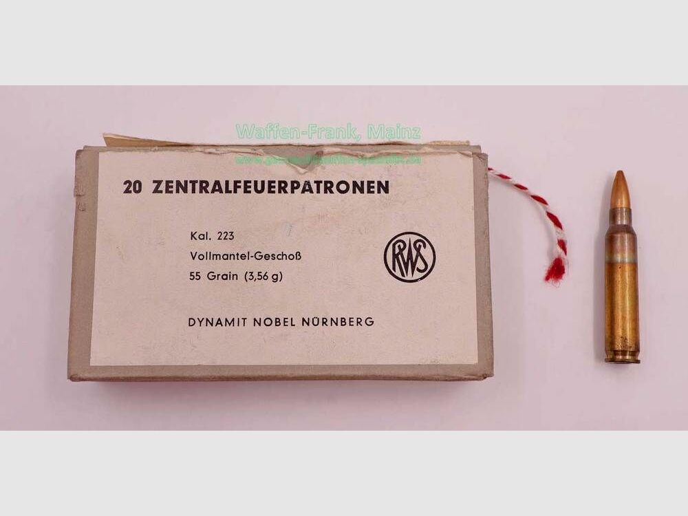 RWS (WZd.Fa.Rottweil) Büchsenpatronen .223Rem