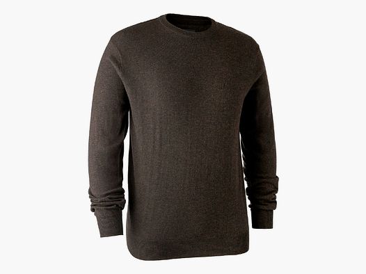 Deerhunter Pullover Kingston m. O-Hals Dark elm