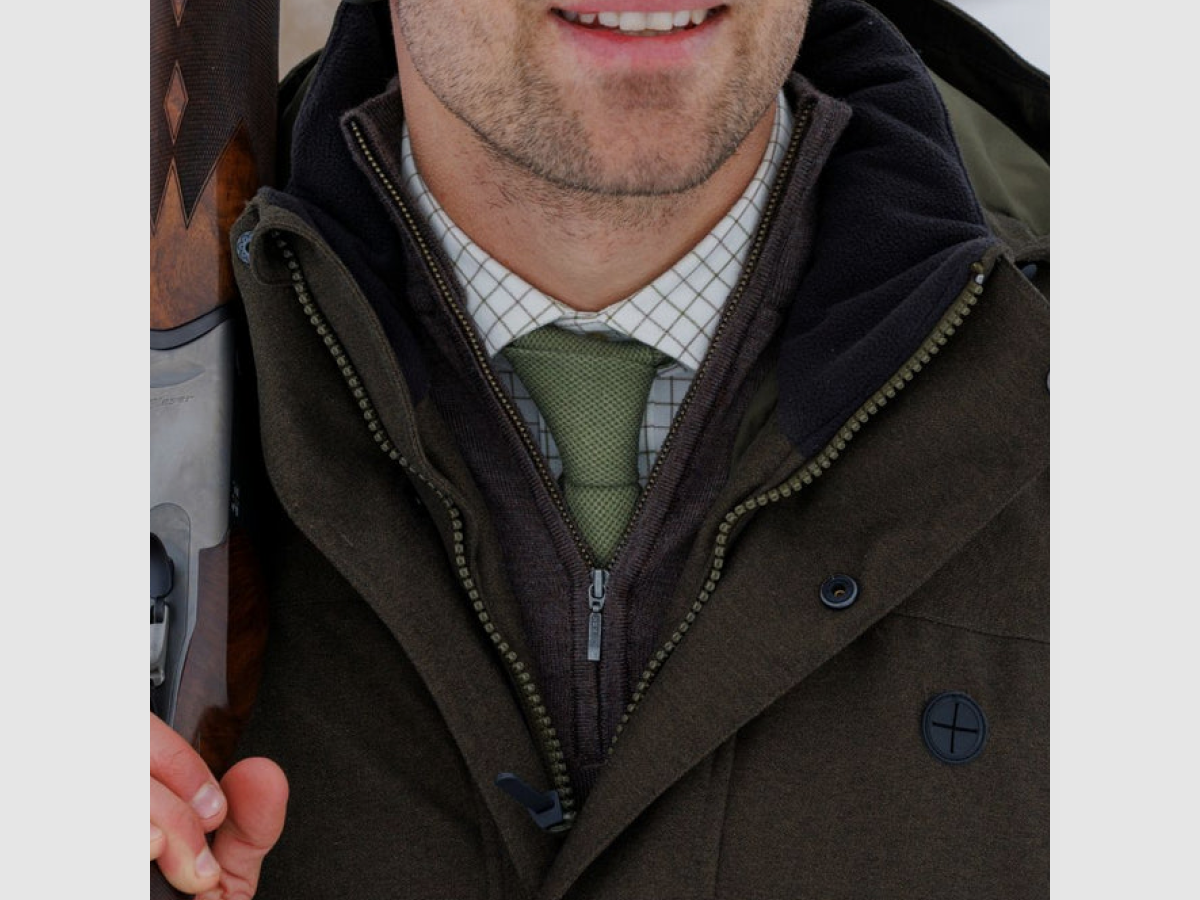 Laksen Houndstooth Wool Tie in Wine, image 2 of 2