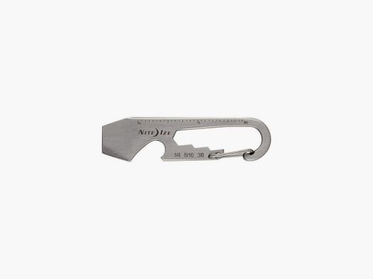 NITE IZE MOSCHETTONE MULTIUTENSILE DOOHICKEY KEY TOOL STAINLESS