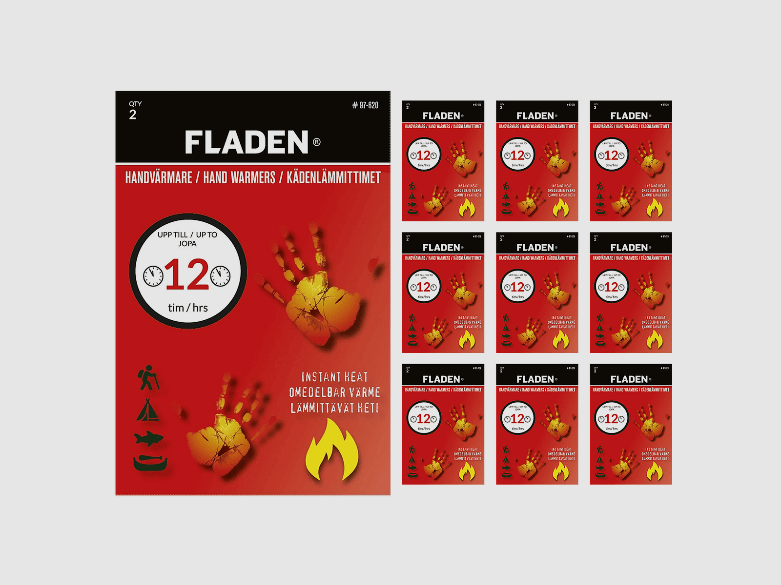 Fladen Handwärmer, 10 Paar