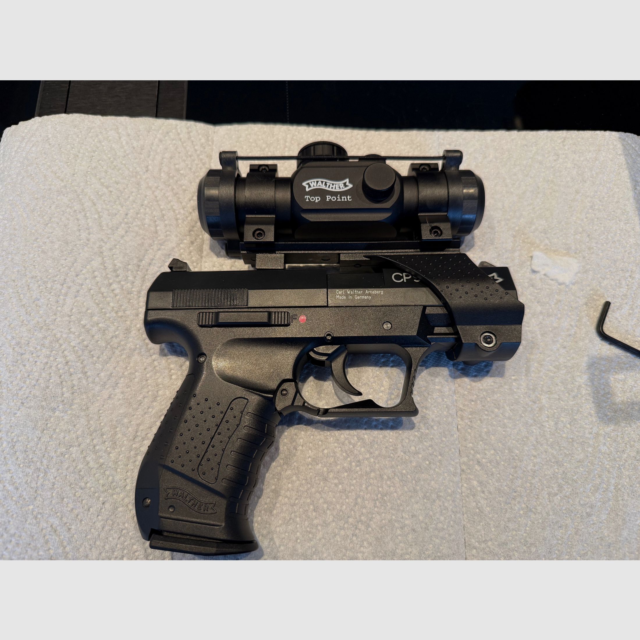 Walther CP99 luchtpistool 4,5mm met Top Point