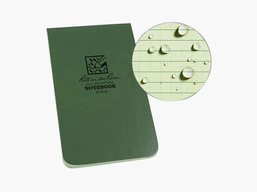 Rite in the Rain Rite in the Rain Memoblok groen Nr. 978