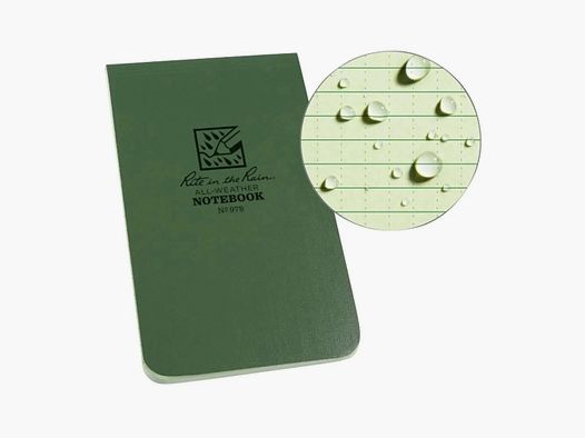 Rite in the Rain Rite in the Rain Blocco note verde N. 978