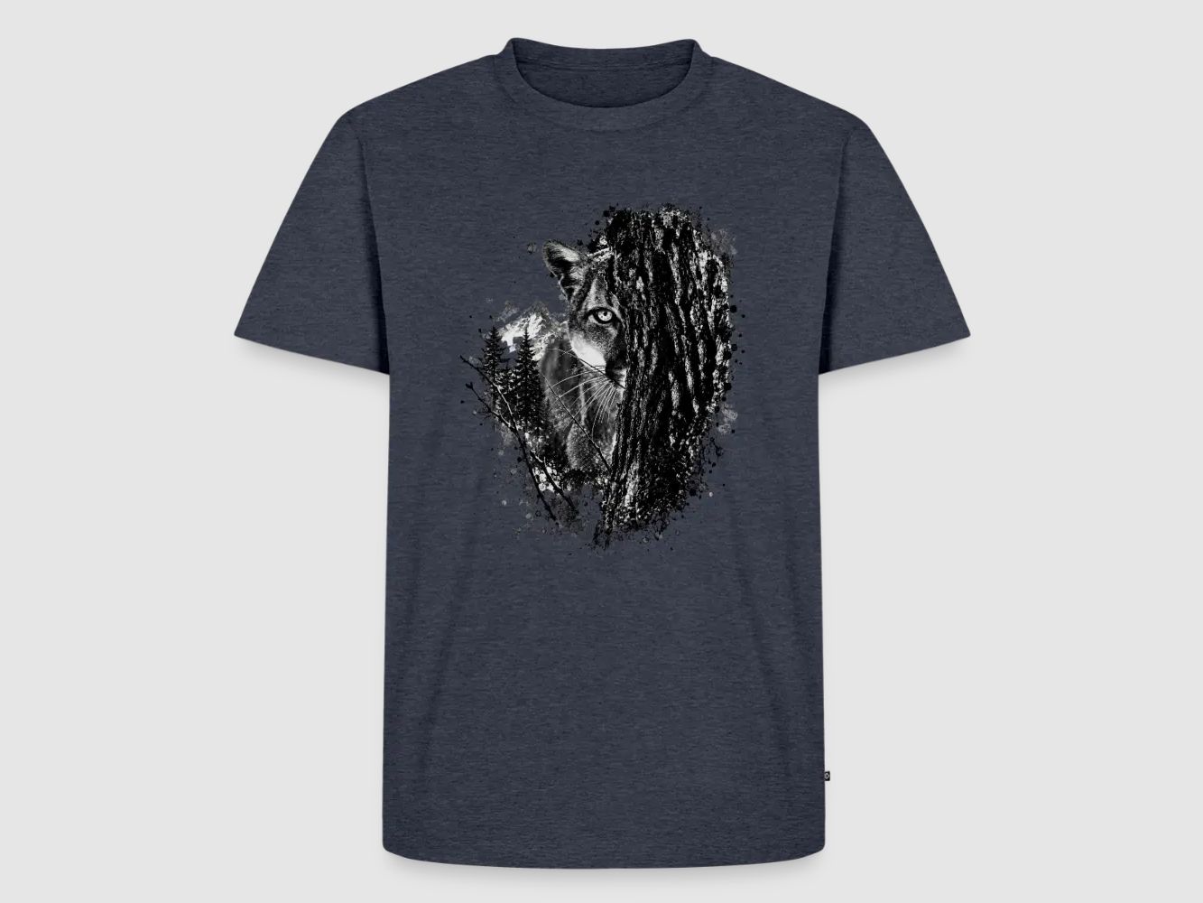 PUMA Men´s Premium T-Shirt „Lauernder Puma"
