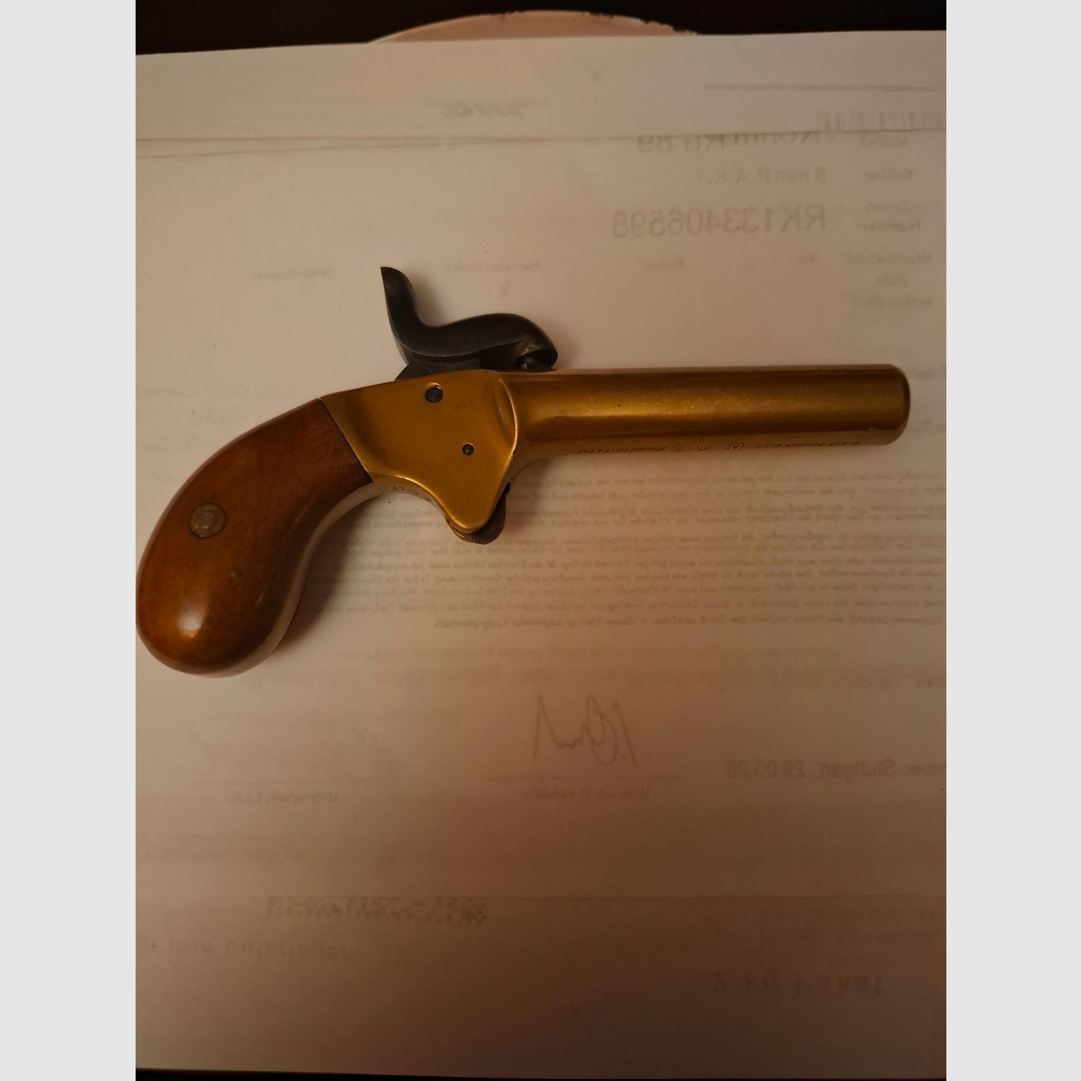 "ACHTUNG SAMMLER" Kirkland mod. Muff Pistol Kal.41