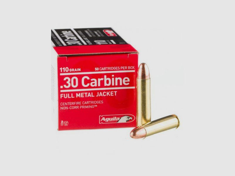 AGUILA 30 CARBINE 110GR FMJ PATRONEN