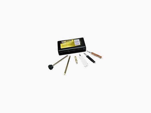 Reinigungsbox für Kurzwaffen UTG Kal. 9 mm / .38 SP / .357 MAG mit kupferner Reinigungsstange