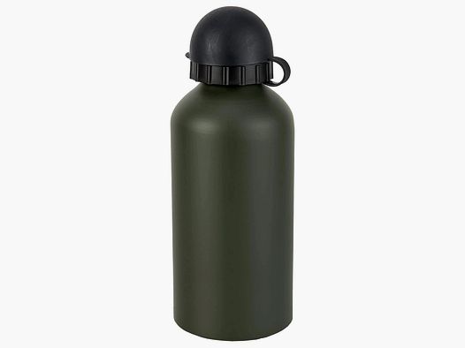 Mil-Tec Trinkflasche Alu oliv 0,5 Liter