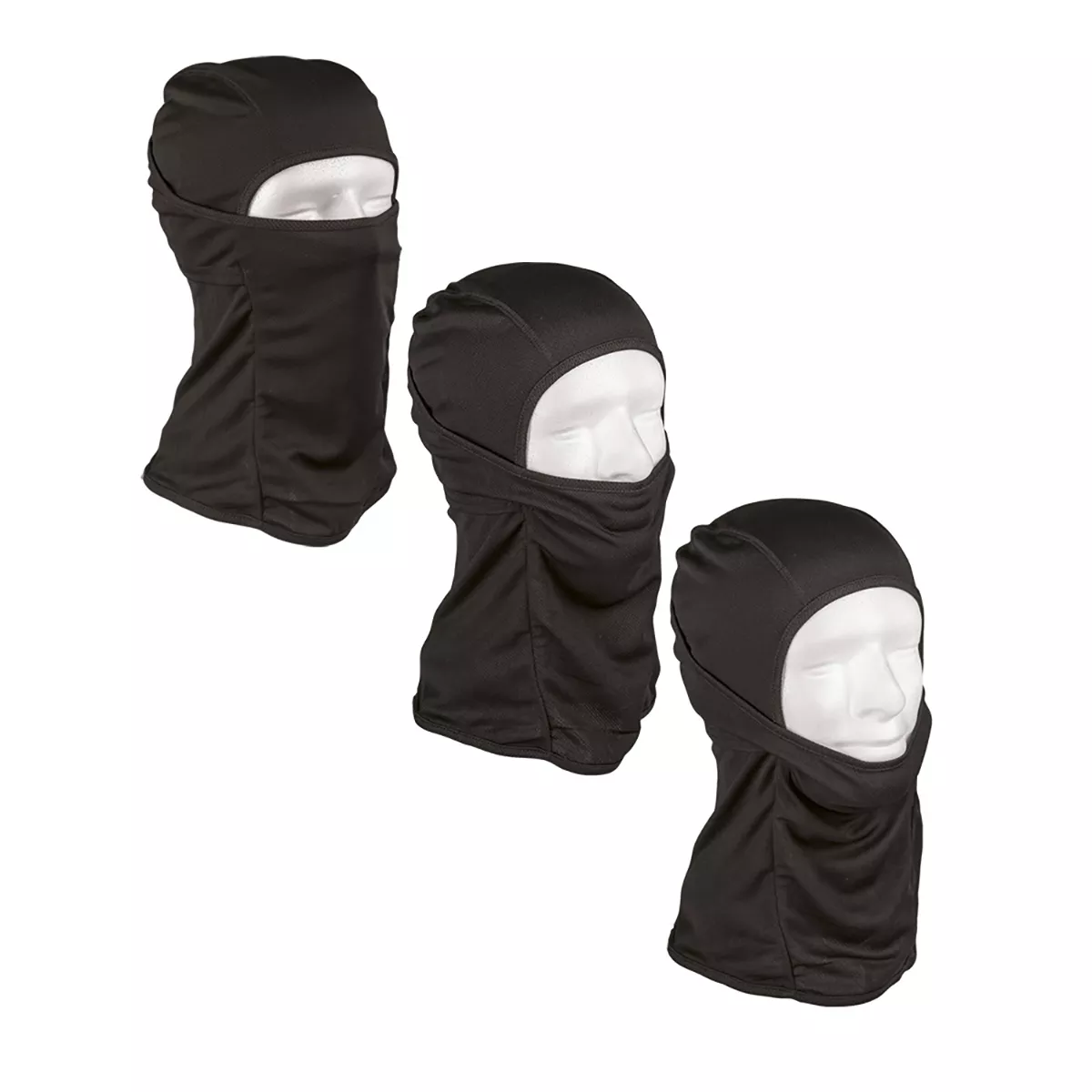 Cagoule tactique / cagoule / cagoule - 1 trou - noire, image 2 sur 2