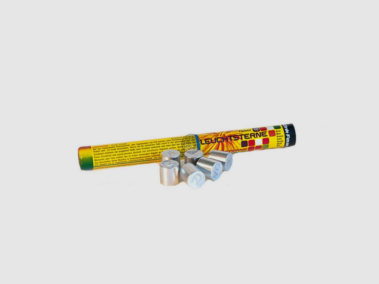 ZINK Effektmunition - Leucht-Signalsterne 10-farbig 10 tlg.
