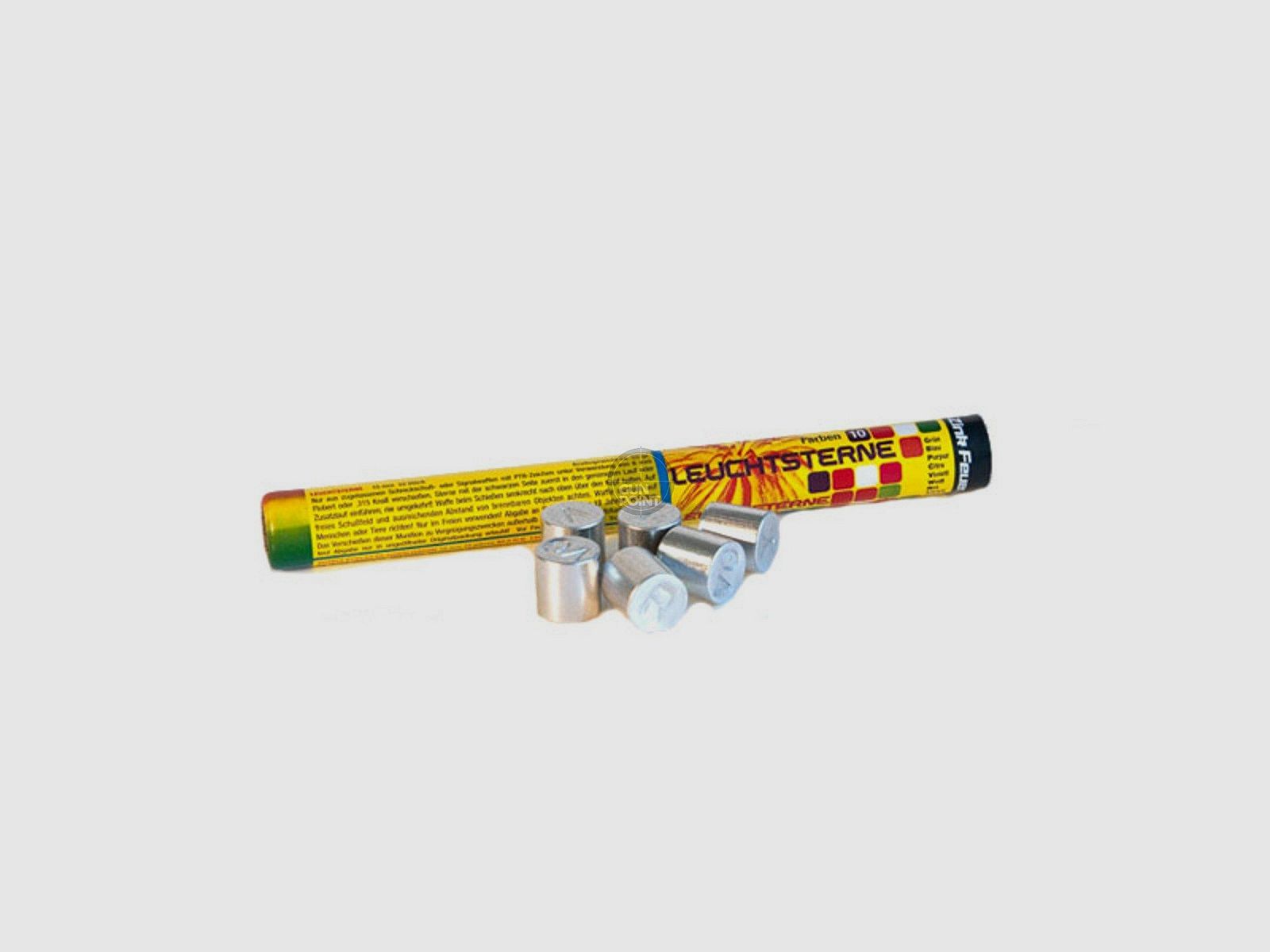 ZINK Effektmunition - Leucht-Signalsterne 10-farbig 10 tlg.
