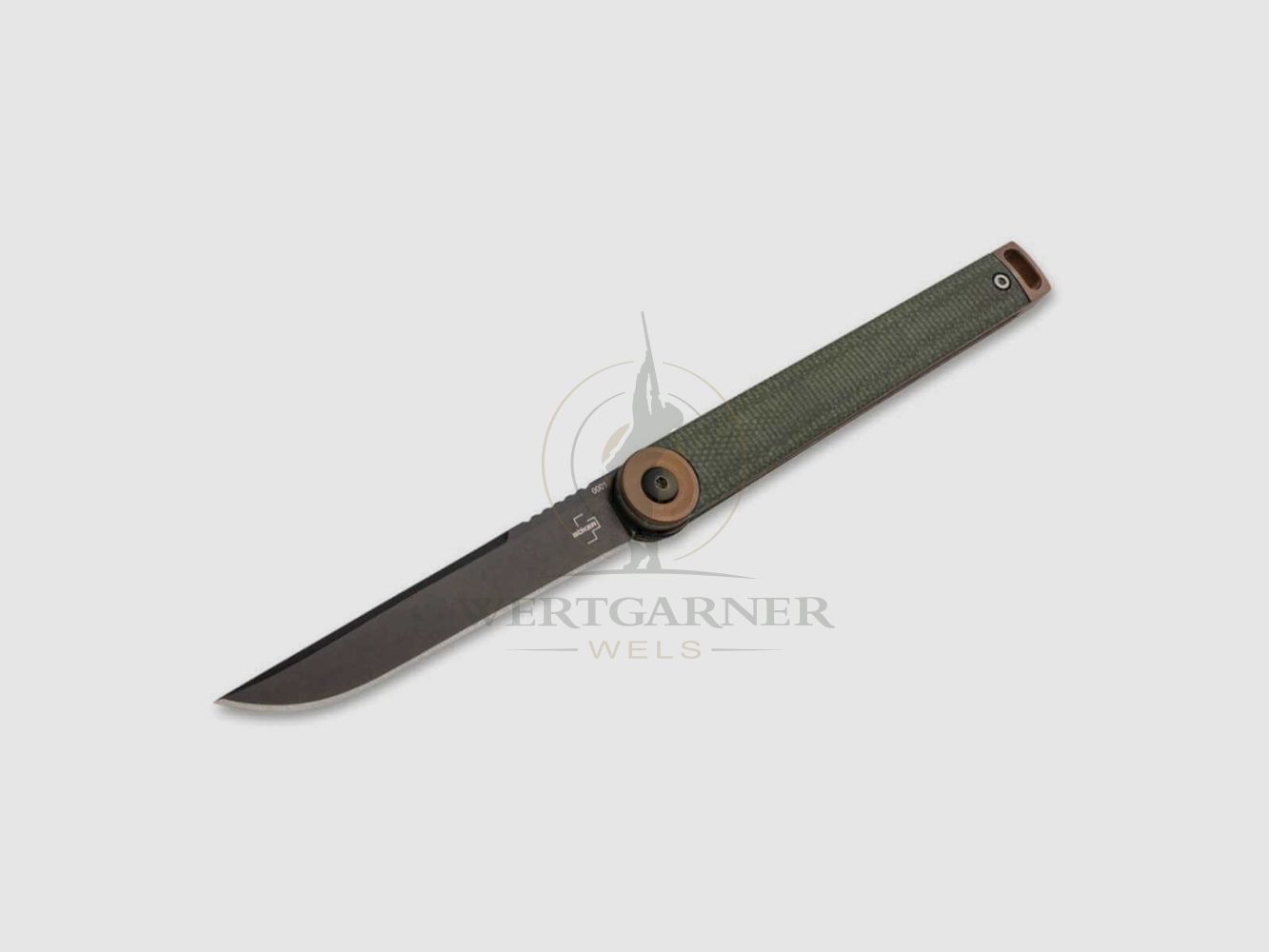 Böker Plus Kaizen Verde Canvas Micarta, immagine 4 di 4