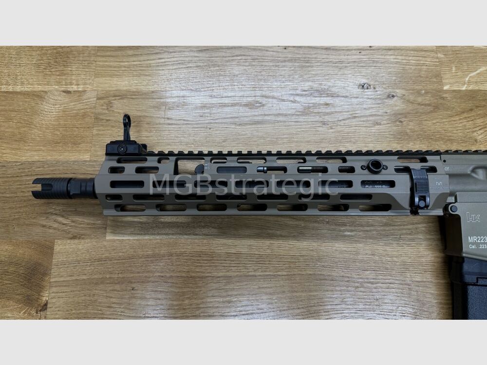 Heckler & Koch MR223 A3 Slim-Line 14.5" barrel - M-LOK handguard semi-automatic rifle .223Rem - long M-LOK handguard - many other H&K tuning parts - similar to KSK G95K - civilian version H&K G95K with G95K upgrades / HK416 H&K 416 / MR 223 A3