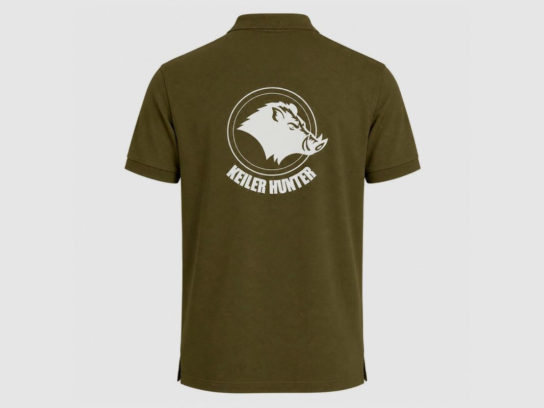 Polo Keiler Hunter khaki mit Logo - Komfort & Widerstandsfähigkeit, Bild 6 von 6