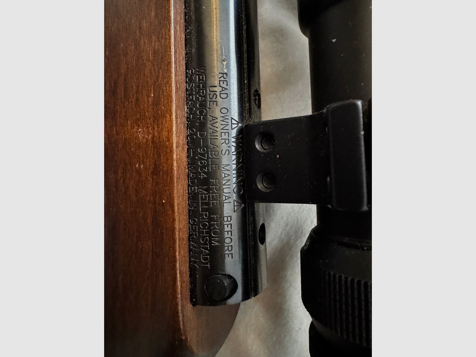 Weihrauch HW 57 mit Bushmaster Zielfernrohr