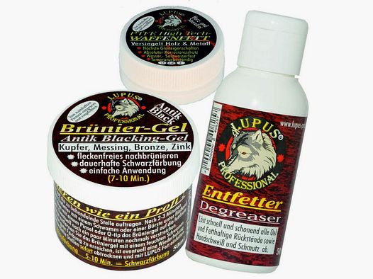 Kit de bronzage à froid Lupus pour cuivre/laiton/bronze/zinc