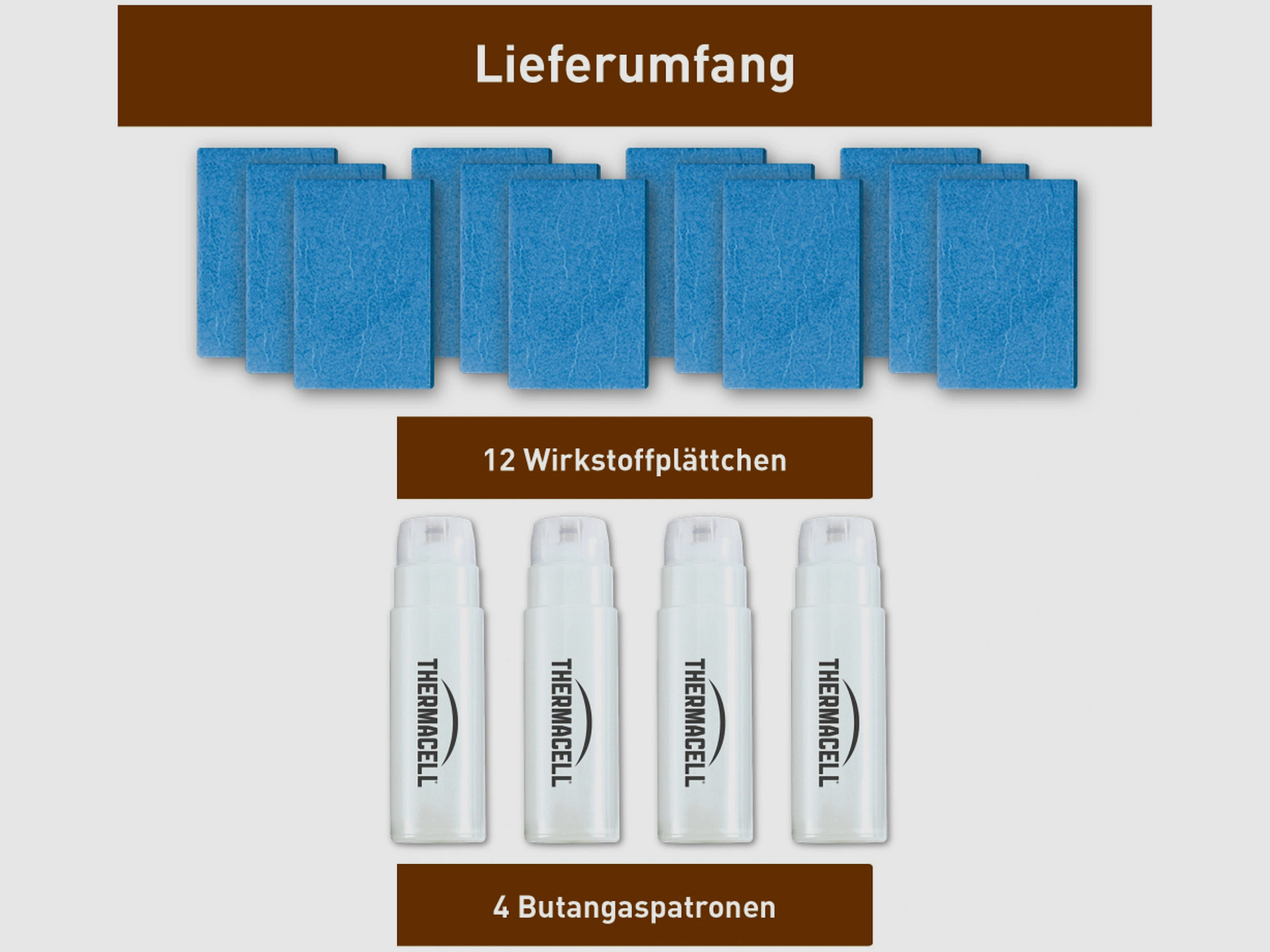 THERMACELL Mückenabwehr Nachfüllpackung Jagd 48 Stunden