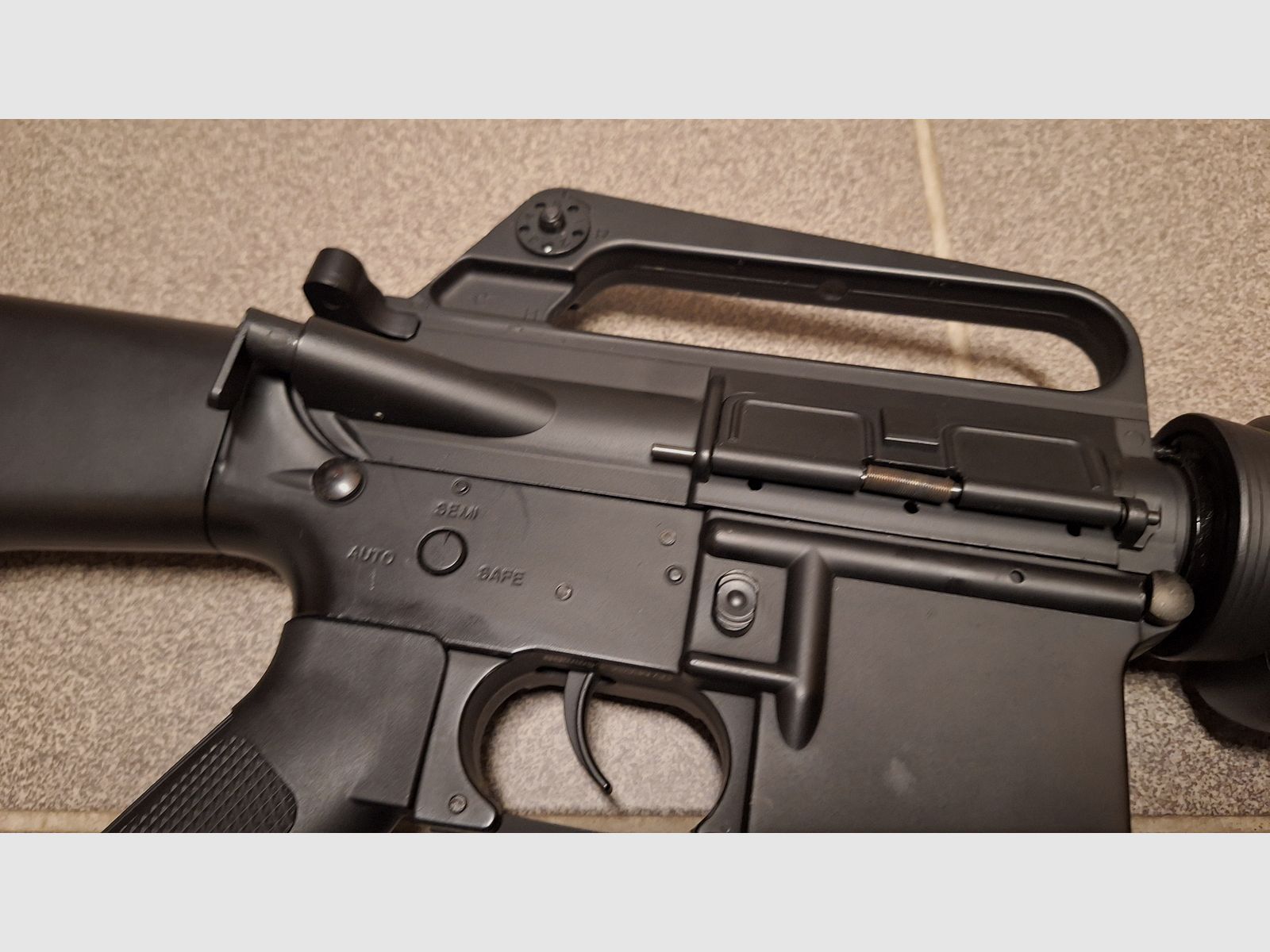 M16A1 VN Vietnam fusil d'assaut, métal plein, CO2 calibre 4,5BB, 2x chargeur-NEUF!