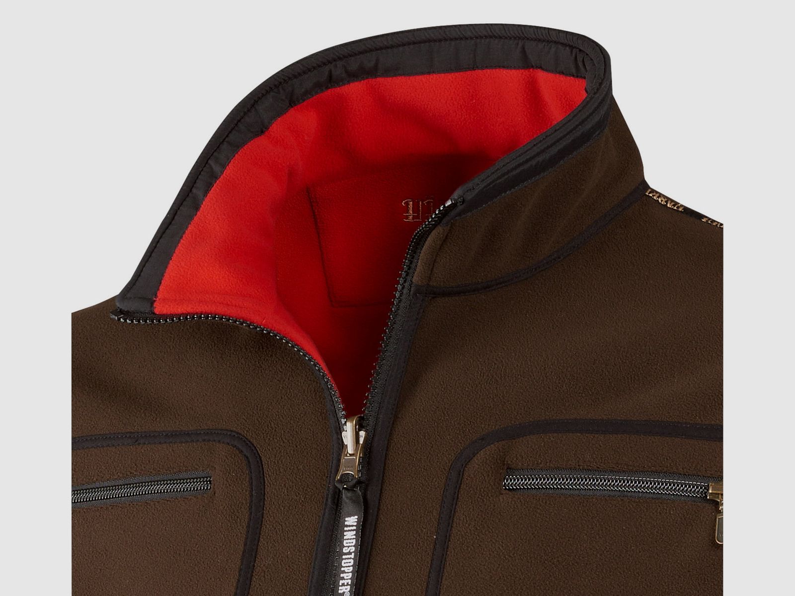 Chaqueta reversible Härkila Kamko - Brown/Red, imagen 7 de 9