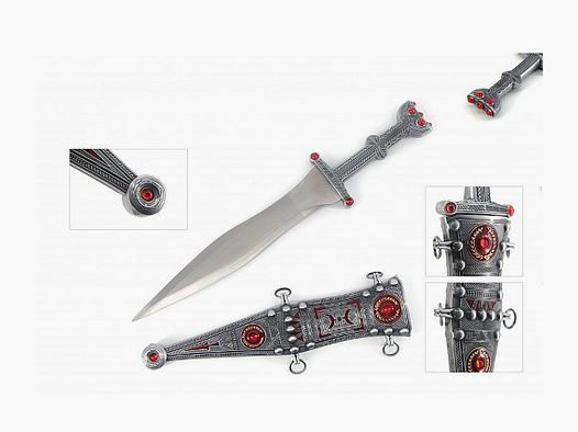 Römischer Pugio mit Stahlklinge und Scheide