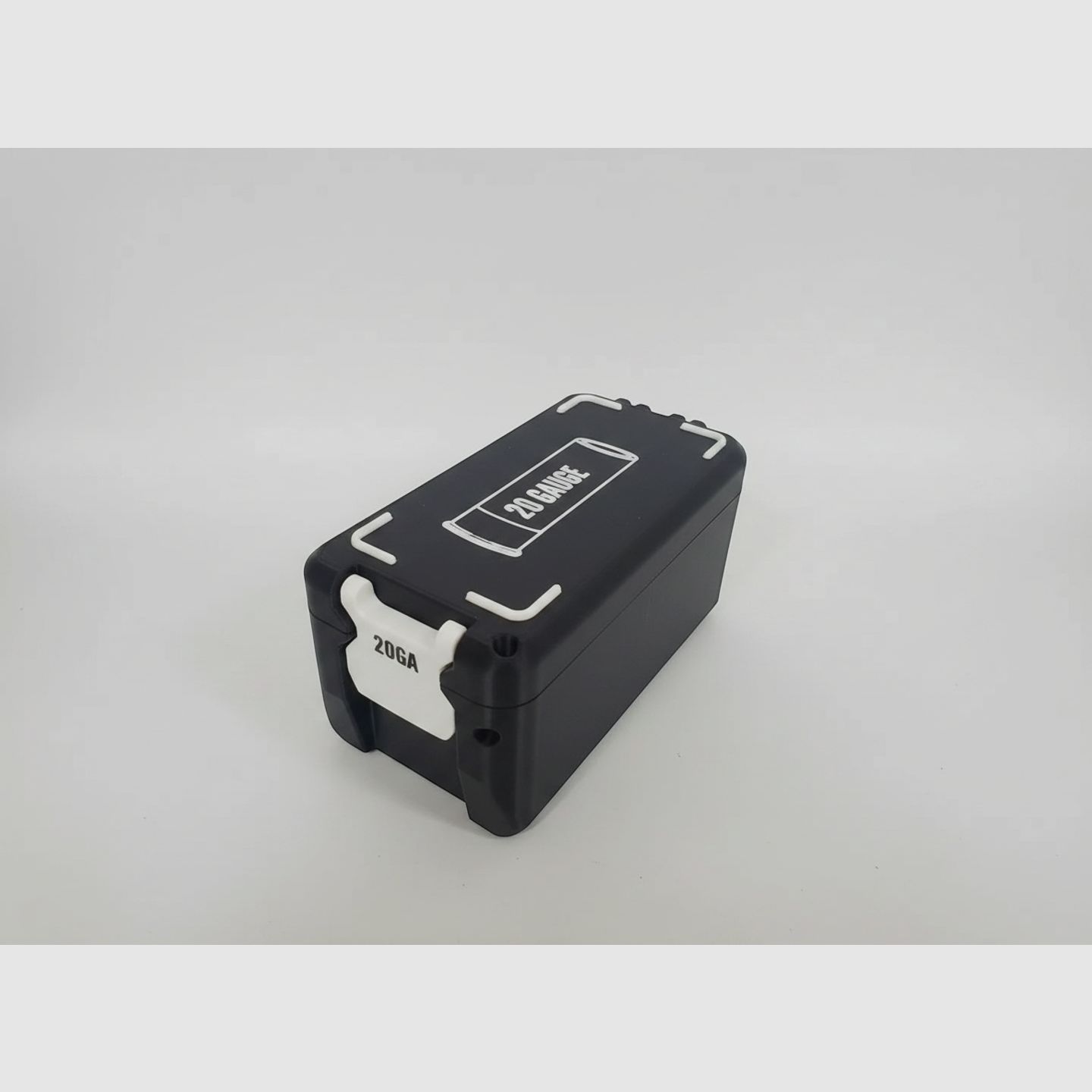 Filamelt Munitionsbox / 20 Gauge / 'Klapp- / Rastdeckel' / Patronenbox, Ammo Box