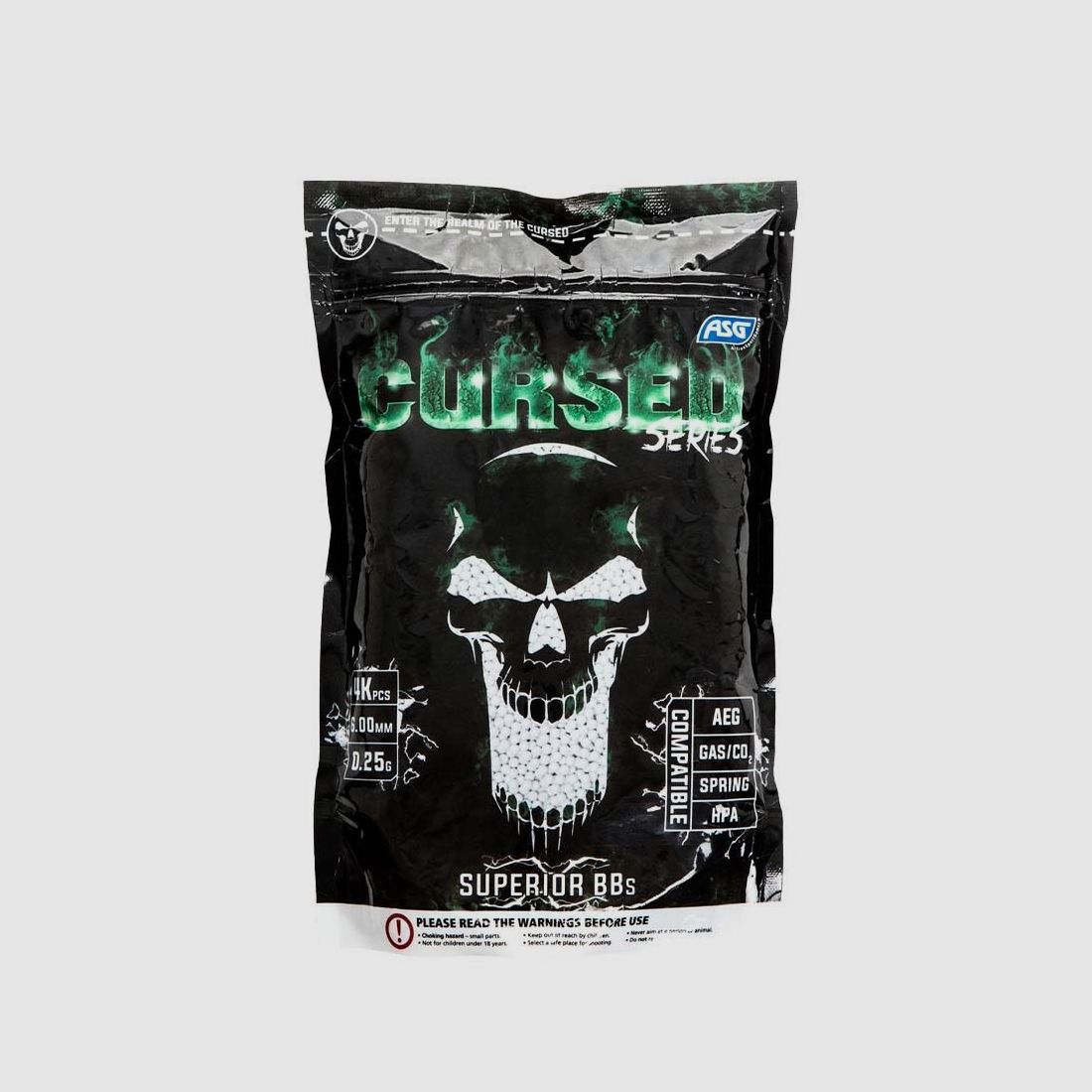 ASG Cursed Series Airsoft BB 6mm BB / 0,25 g / 4000 Stk
